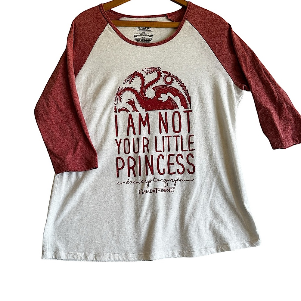 GAMES OF THRONES I’M NOT YOUR LITTLE PRINCESS WOMANS T SHIRT SZXXL